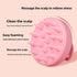 5-Pcs Yellow Soft Scalp Massager Shampoo Brush with Detachable Bristles Handheld Hair Scrubber for Deep Cleaning and Head Massage