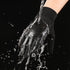 Grey Winter Thermal Gloves for Men Outdoor Cycling Driving Waterproof Touch Screen Warm Fleece Lining Anti-Slip(Size:L)