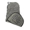 Grey Super Absorbent Pet Bath Towel with Hand Pockets Quick Dry Chenille Microfibre for Dogs and Cats Large Size 62cm
