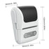 White Portable Bluetooth Thermal Label Printer – Compact, Ink-Free Mini Label Maker for Home, Office, and Small Business Use in Australia