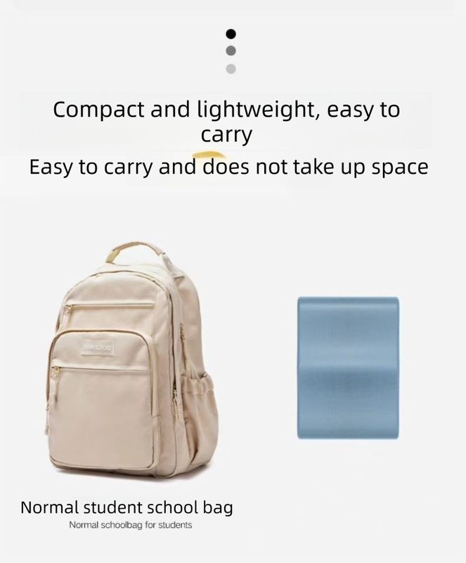 Light blue Ergonomic Memory Foam Student Seat Cushion – 34×24×5cm, Breathable & Anti-Slip Design for Long-Term Sitting Comfort in Classrooms | Ideal for Primary and Secondary School Students