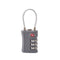 Grey TSA Approved Cable Combination Padlock 3-Digit Security Lock for Travel Luggage Suitcase Gym Lockers Durable Steel Wire Australian Travel Essential