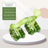 2-Pcs Green Manual Roller Massager Handheld Full Body Relaxation Tool for Back Waist Legs Moon Car Design Ergonomic Deep Tissue Massage for Australian Homes