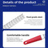 3-PCS Yellow Stainless Steel Lemon Zester and Cheese Grater 32cm Long Multi-functional Kitchen Grater for Citrus Ginger and Chocolate Australian Home Cooking