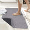Gray Super Absorbent Diatomite Quick Dry Bath Mat 50x80cm - Non-Slip Rubber Backing for Australian Bathroom & Entryway