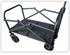 Mini Foldable Outdoor Camping & Utility Wagon with 5-Inch Wheels