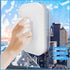 Magnetic Double Sided Window Cleaner for 18-30mm Double Glazed Glass High Rise Safety Wiper Tool White