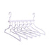 2-SET Space-Saving 6-in-1 Foldable Hanger Set Multi-Functional Closet Organizer Clothes Drying Rack with Pant Clips (White & White Clip Upgrade Edition) Ideal for Homes and Dorm Rooms
