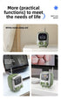 Green Retro Pixel Art Bluetooth Speaker Smart Desktop Audio with LED Display DIY Animation Alarm Clock and Mini Games