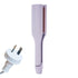 32mm French Style Hair Waver Curler Mermaid Waves Iron V-Shape Barrel Negative Ion Fast Heating Styling Tool Purple AU Plug