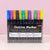 24 Piece Double Line Outline Pen Set Glitter Paint Markers 12 Colors Self-Outline Metallic Shimmer Pens for DIY Crafts Cards