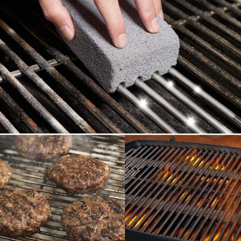 5 Pack Grill Cleaning Brick Pumice Stone BBQ Cleaner Block Heavy Duty Grease Remover for Griddle Stove and Kitchen Sink