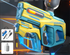 2-in-1 Electric Water Gun Automatic Squirt Blaster Set Detachable Mini Pistol High Capacity Summer Pool Toy Blue Yellow