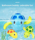 Three-Piece Wind-Up Swimming Turtle Bath Toy Set (Yellow, Green, and Blue Colors), Adorable Floating Turtle Combo, Fun Water Play Toy, Ideal Gift for Infants and Toddlers