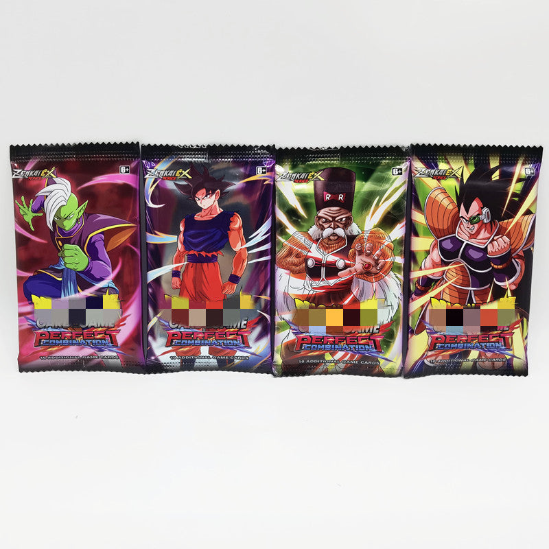 Dragon Ball Themed Trading Card Game 300 Pieces Booster Box Set Anime Battle Collectibles Featuring Goku Vegeta and Majin Buu for Kids and Fans