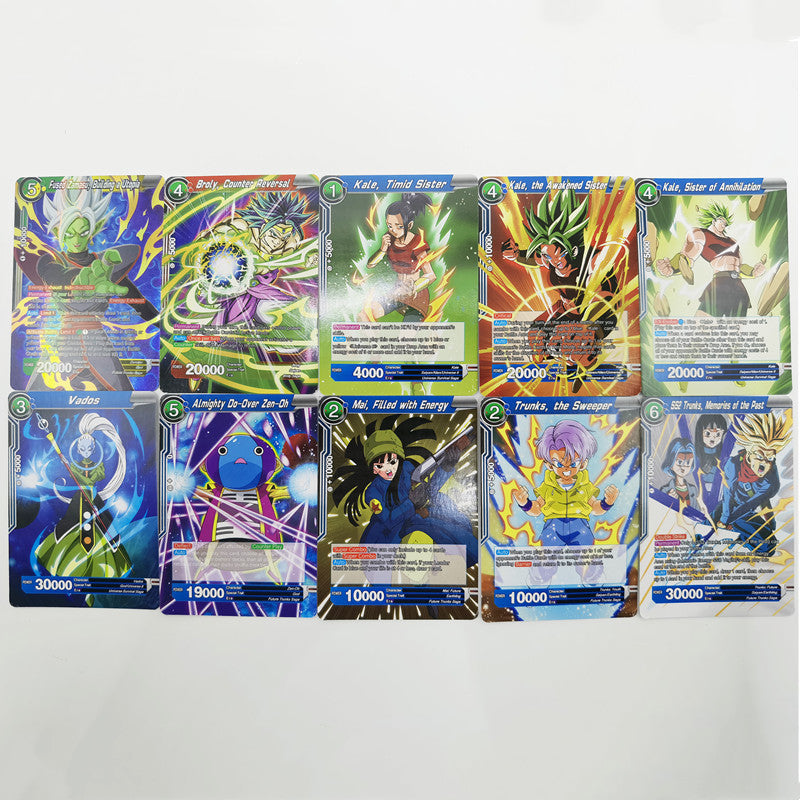 Dragon Ball Themed Trading Card Game 300 Pieces Booster Box Set Anime Battle Collectibles Featuring Goku Vegeta and Majin Buu for Kids and Fans