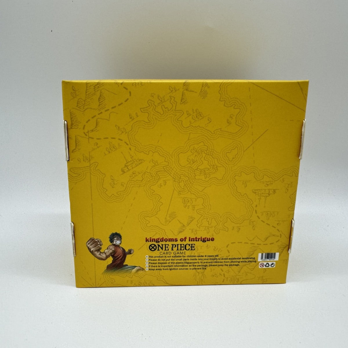 One Piece Themed Trading Card Game 300 Pieces Booster Box Set Kingdoms of Intrigue Anime Battle Collectibles Featuring Sabo Zoro and Sanji Yellow Edition