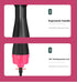 3-in-1 Hot Air Brush & Volumiser Hair Dryer Styler 1000W Ceramic Negative Ion Blowout Brush for Straightening and Curling Pink AU Plug