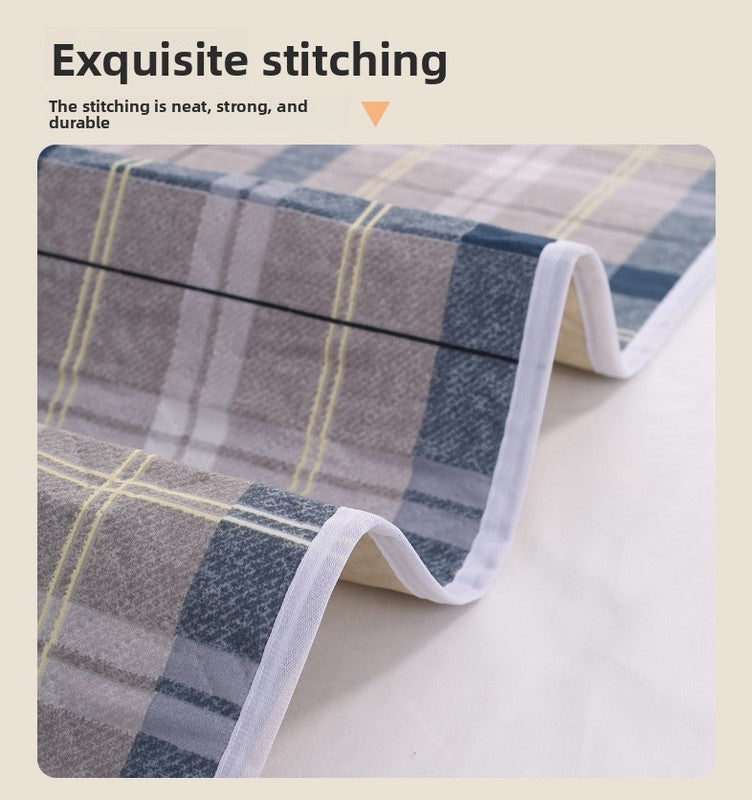 Washable Incontinence Bed Pad 115x200cm Reusable Waterproof Mattress Protector with Non-Slip Backing 4-Layer Absorbent Underpad for Elderly and Adults Medium blue