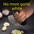 Black Stainless Steel Garlic Press Rocker Ergonomic Garlic Crusher and Ginger Mincer Professional Kitchen Tool