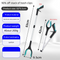Green and Black Handle Foldable Grabber Reacher Tool - 83cm Aluminium Litter Picker with Magnetic Tip - Lightweight Mobility Aid for Garden & Home Rubbish Cleanup