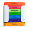 7 Day Weekly Pill Organiser Box - Rainbow Colour Coded Medicine Storage with 4 Daily Compartments - Portable White Casing Dispenser for Home & Travel
