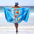 Sand Free Microfibre Beach Towel - Quick Dry Lightweight Travel Towel 80x160cm - 3D Sunglasses Print for Summer, Pool & Camping