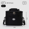 Insulated Lunch Bag Thermal Cooler Tote with Adjustable Shoulder Strap Waterproof Lining for Work School & Picnics Black Small