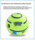 2 Pack Interactive Dog Giggle Ball Toy 8.8cm - Wobble Sound Fetch Toy for Puppies & Small to Medium Dogs - No Batteries Required - Green