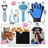 5-in-1 Pet Grooming Kit Blue - Stainless Steel Deshedding Rake, Self-Cleaning Slicker Brush, Grooming Glove & Nail Trimmer Set for Dogs & Cats