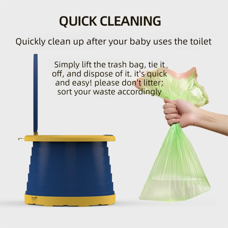 Kids Portable Travel Potty Foldable Training Toilet Seat - Pink - Compact Car & Camping Emergency Commode with Backrest - 50kg Load Capacity