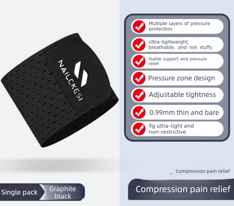 2PCS Adjustable Wrist Support Brace Ultra Thin Breathable Mesh Wrap for Sports Tennis Gym & Daily Office Use One Size Fits Most Graphite Black