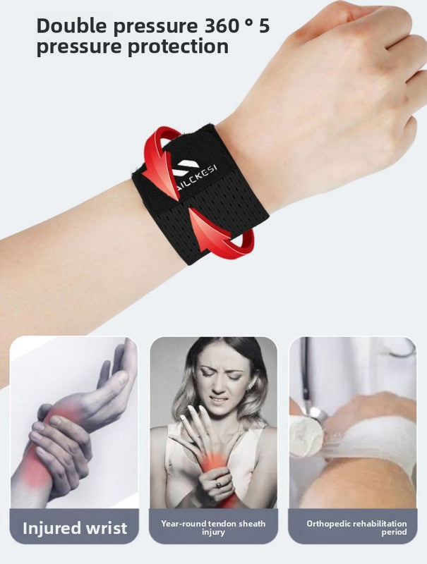 2PCS Adjustable Wrist Support Brace Ultra Thin Breathable Mesh Wrap for Sports Tennis Gym & Daily Office Use One Size Fits Most Fashion Grey