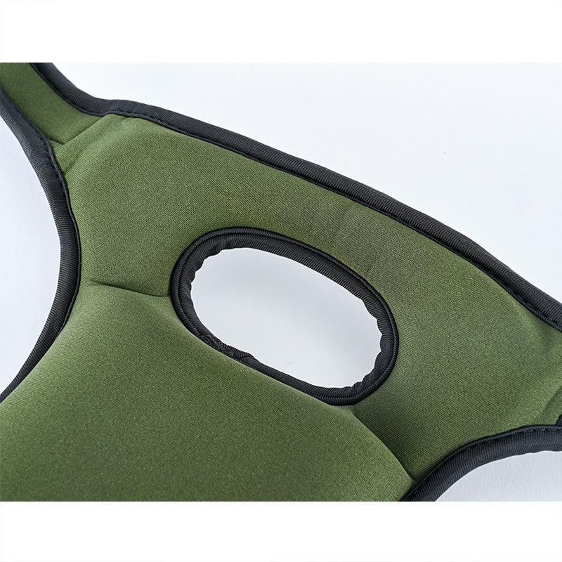 Waterproof Garden Knee Pads High Density EVA Foam Cushion for Weeding & Cleaning Adjustable Neoprene Straps Dark Black 1 Pair