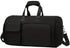 Convertible Travel Garment Bag Large Duffel Suit Carrier with Shoe Compartment & Hidden Backpack Straps Waterproof  Black