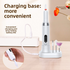 Electric Nail Drill Machine Cordless Portable E-File Kit with Charging Base LED Display 3 Speeds 15000RPM for Gel Polish Acrylic Removal Manicure Pedicure Home Khaki