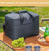 Small Insulated Lunch Bag 10L Cooler Tote Box with Shoulder Strap Leakproof Thermal Meal Prep Carrier for Work School Picnic Grey