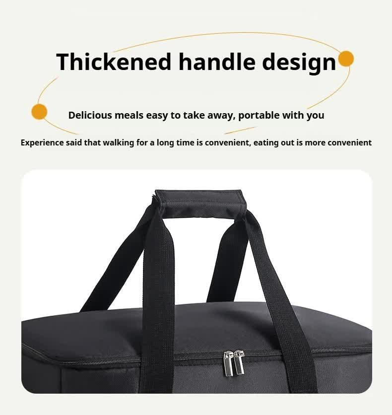 Small Insulated Lunch Bag 10L Cooler Tote Box with Shoulder Strap Leakproof Thermal Meal Prep Carrier for Work School Picnic Grey