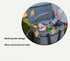 Small Insulated Lunch Bag 10L Cooler Tote Box with Shoulder Strap Leakproof Thermal Meal Prep Carrier for Work School Picnic Grey