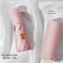 Mini Capsule Umbrella UPF 50+ Sun Protection Compact Pocket Parasol Lightweight Travel Rain Shade Windproof 6 Ribs UV Block Light Pink