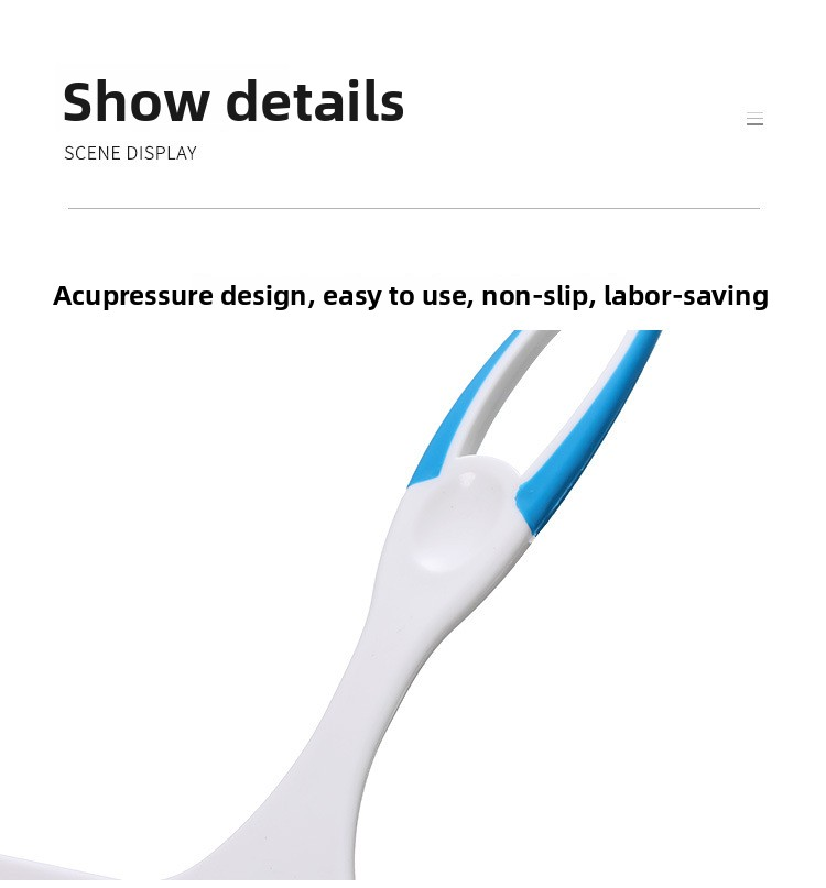 2 PCS Window Squeegee Glass Wiper  Shower Screen Cleaner Tool with TPR Blade Non Slip Handle for Bathroom Mirror and Car Windscreen Red and Blue