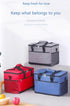 Large 30L Insulated Cooler Bag - Leakproof Thermal Lunch Tote with Shoulder Strap - Heavy Duty Black Picnic Box for Beach, Camping & Work