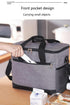 Large 30L Insulated Cooler Bag - Leakproof Thermal Lunch Tote with Shoulder Strap - Heavy Duty Black Picnic Box for Beach, Camping & Work