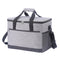 Large 18L Insulated Cooler Bag - Leakproof Thermal Lunch Tote with Shoulder Strap - Heavy Duty Grey Picnic Box for Beach, Camping & Work