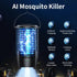 2-in-1 Rechargeable Mosquito Zapper & Camping Lantern - 3600mAh Battery - 2000V Electric Insect Killer with Bionic Trap Technology - Waterproof Outdoor Bug Trap - Black