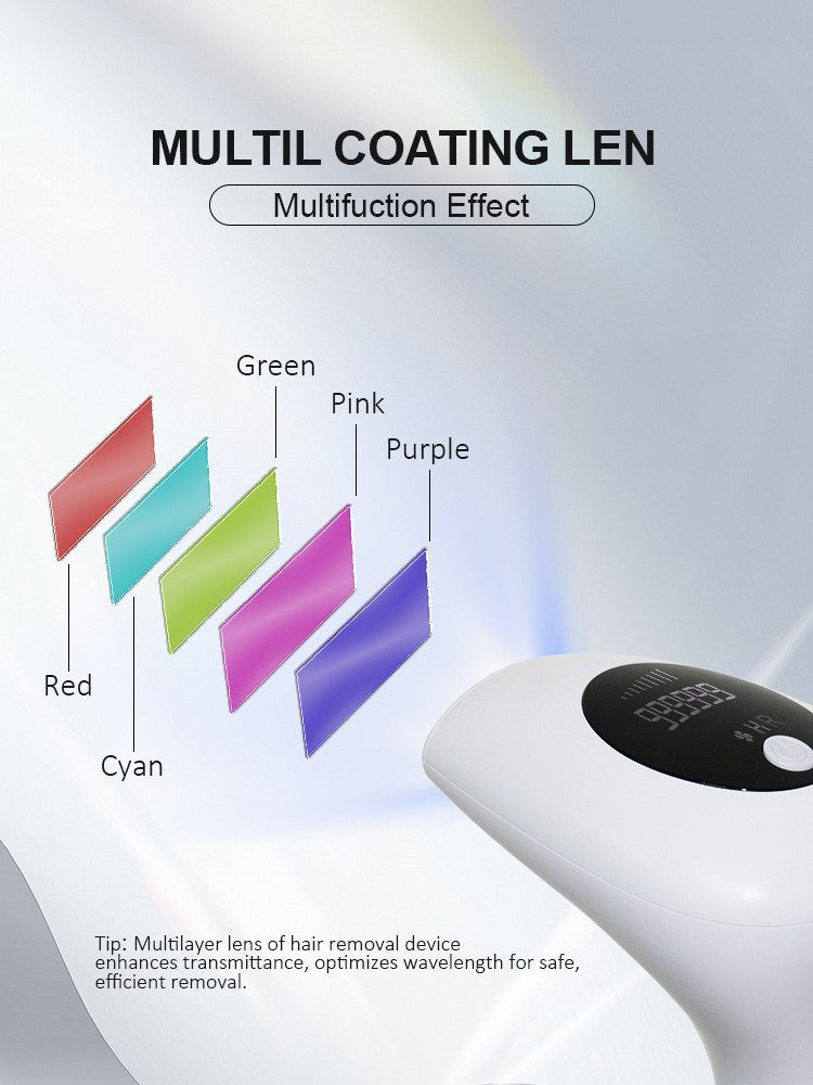 IPL Laser Hair Removal Handset for Women & Men - 900,000 Flashes Home Use Hair Remover Device for Face Body Bikini & Underarms - Painless & Effective Reduction - AU Plug Pink