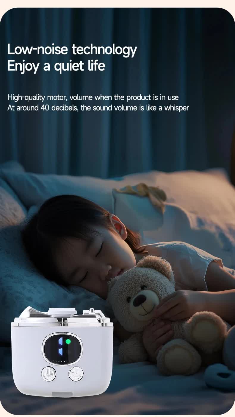 2-in-1 Electric Nail Clipper with Magnifying Glass & LED Light - Automatic Nail Trimmer & Polisher for Babies, Seniors & Adults - Safe USB Rechargeable Manicure Tool with Debris Storage - Grey