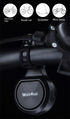 130dB Electric Bike Horn with Anti-Theft Alarm 4 Sound Modes Adjustable Volume USB Rechargeable Waterproof Bicycle Bell for MTB Road Scooter Black