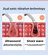 Ultrasonic Skin Scrubber Facial Spatula Blackhead Remover & Pore Cleaner with Ion EMS Lifting Mode Rechargeable Beauty Tool Black