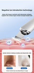 Ultrasonic Skin Scrubber Facial Spatula Blackhead Remover & Pore Cleaner with Ion EMS Lifting Mode Rechargeable Beauty Tool Black